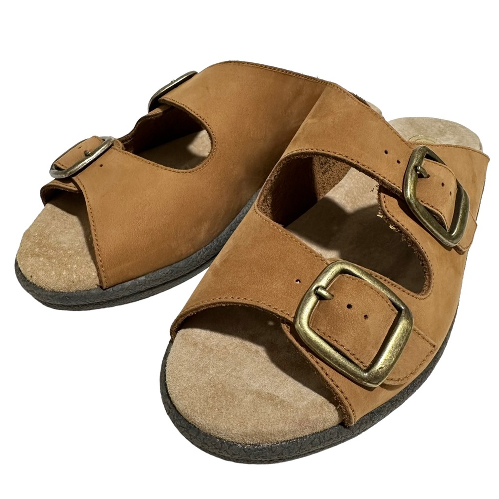 Mushrooms Open Toe Leather Sandals 7